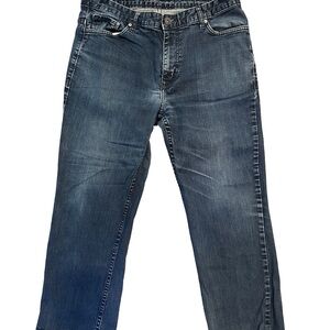 Calvin Klein Y2K Classic Men's Dark Wash Slim Straight Jeans Size 36x32